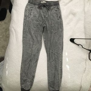 Life In Progress Distressed Gray Joggers